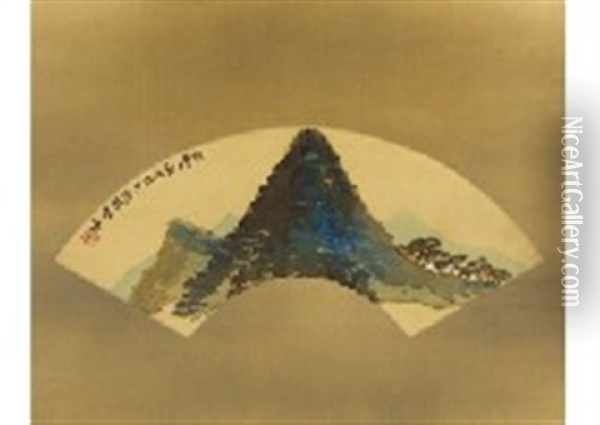Aoyama Manji Oil Painting - Kansetsu Hashimoto