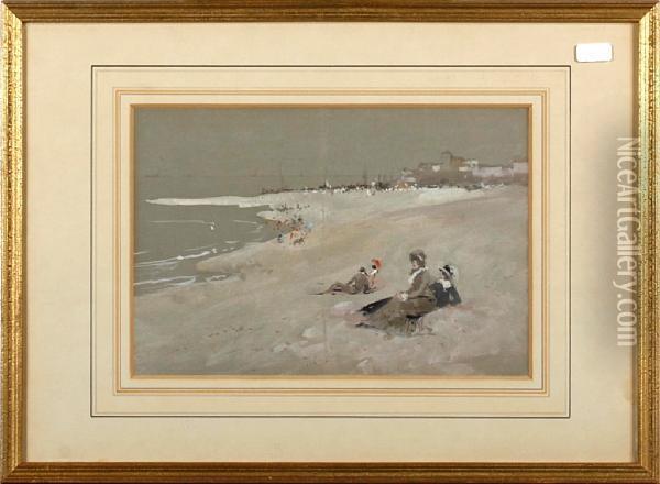The Lido, Venice Oil Painting - William Frederick Mayor