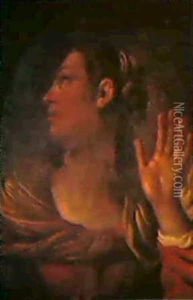 Weibliches Bildnis Oil Painting -  Guercino