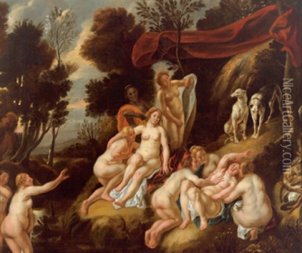 Diana Und Callisto Oil Painting - Jacob Jordaens