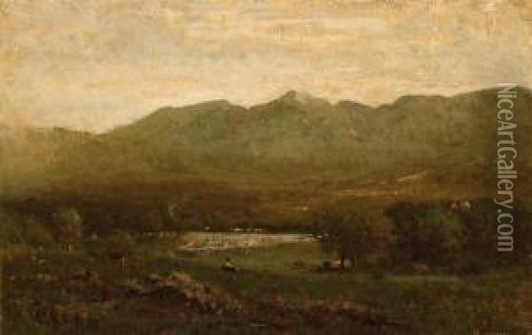 Mount Mansfield From New York Oil Painting - Alexander Helwig Wyant