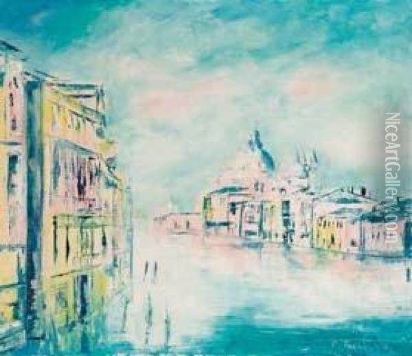 Canal Grande Oil Painting - Maria Tagliapietra