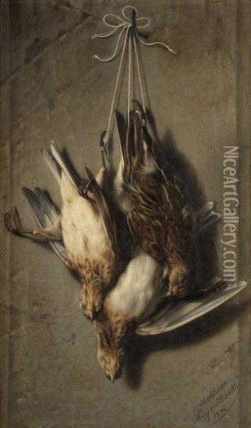 Nature Morte Aux Becasses Oil Painting - Mathias Leyendecker
