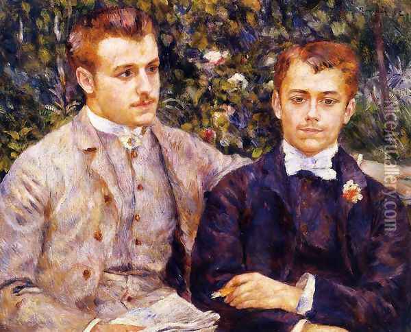 Charles And Georges Durand Ruel Oil Painting - Pierre Auguste Renoir