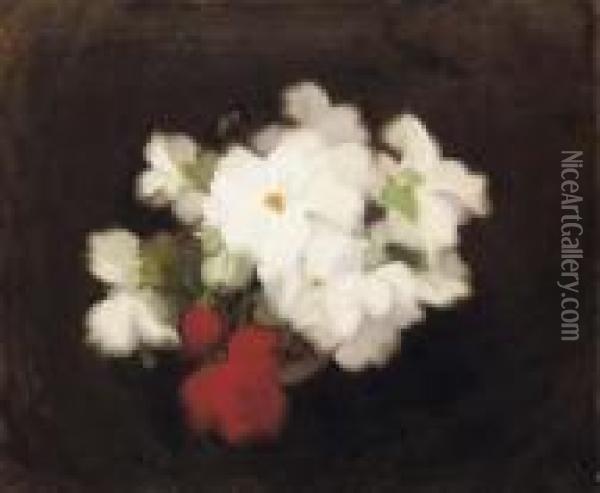 Begonias Oil Painting - James Stuart Park