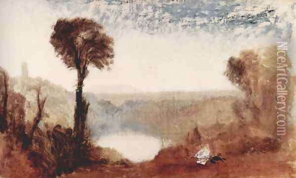 Nemi-See Oil Painting - Joseph Mallord William Turner