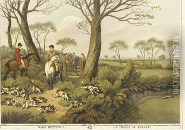 Orme's Collection Of British Field Sports: Eight Plates Oil Painting - Samuel Howitt