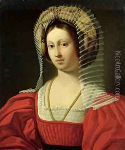 Giovanna I 1326-82 Queen of Naples Oil Painting - Amedee Gras