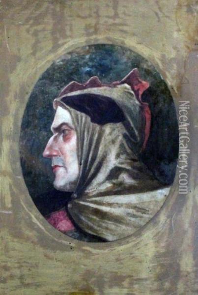 Dante Alighieri Oil Painting - Sir John Everett Millais