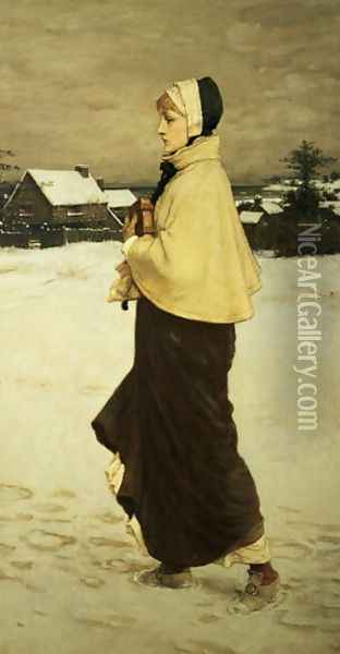 Priscilla 1879 Oil Painting - George Henry Boughton