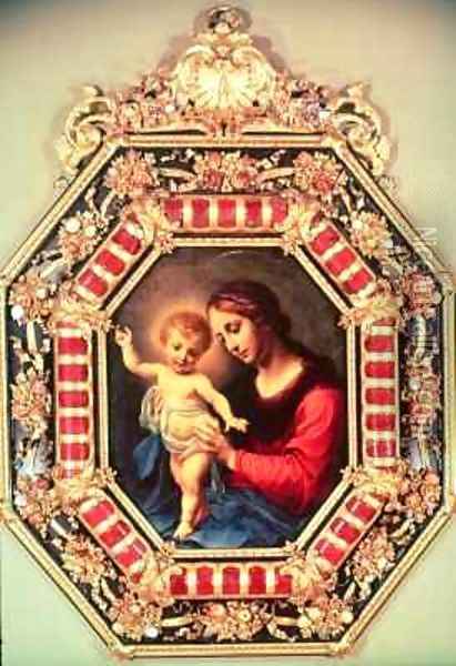 Madonna and Child Oil Painting - Carlo Dolci