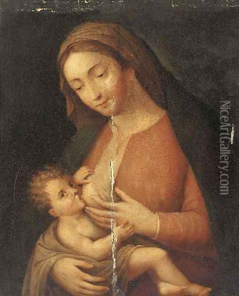 The Virgin and Child Oil Painting - Jan Massys