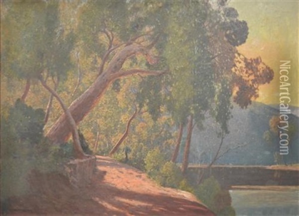Sunlit Morning, Hawkesbury Oil Painting - William Lister-Lister
