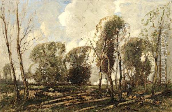 The Clearing Oil Painting - William Alfred Gibson