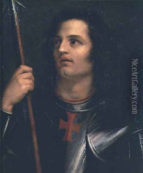 A Crusader Knight, 1793 Oil Painting - Antonio Canova