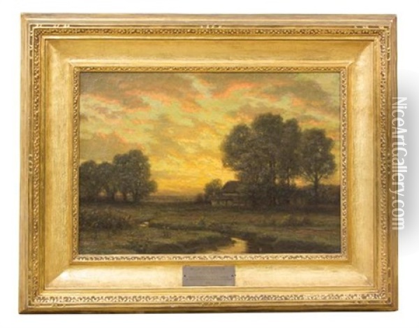 Waning Day Oil Painting - William Crothers Fitler
