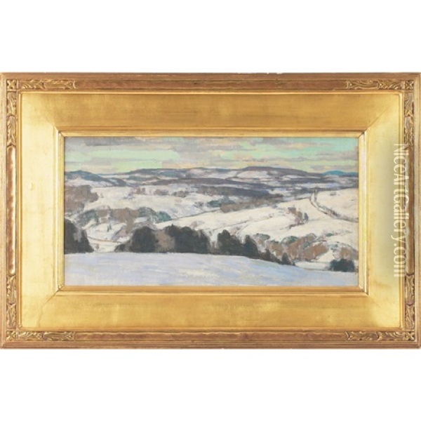 New England Landscape Oil Painting - Horace Brown