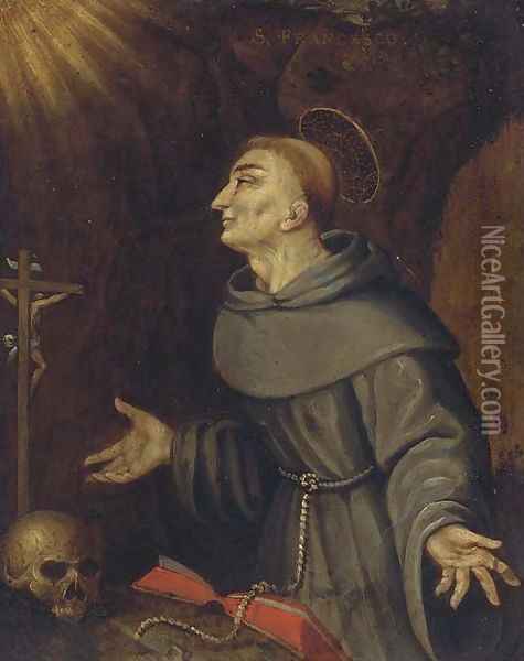The Ecstacy of Saint Francis Oil Painting - Flemish School