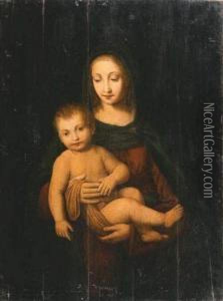 Vierge A L'enfant Jesus Oil Painting - Bernardino Luini