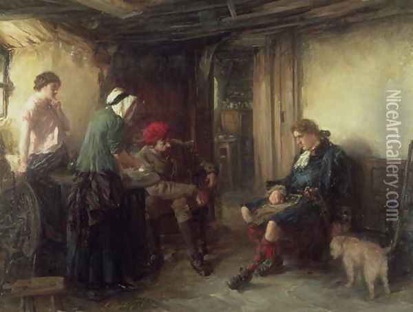 The Fugitive Oil Painting - George Ogilvy Reid