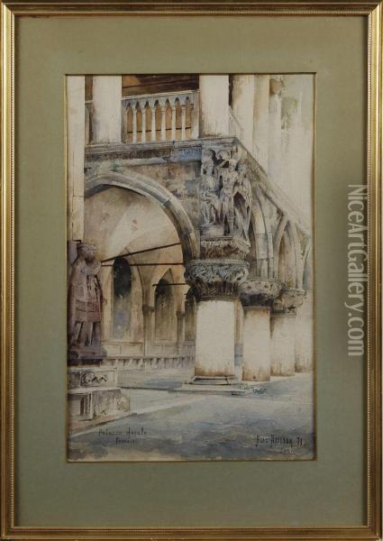 Palazzo Ducale Oil Painting - Axel Axelson