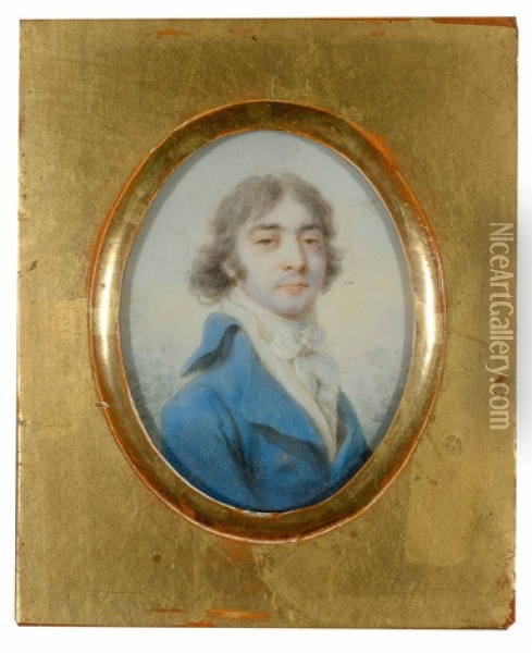 Bildnis Des Francois De Le Febvre Oil Painting - Friedrich Heinrich Fueger