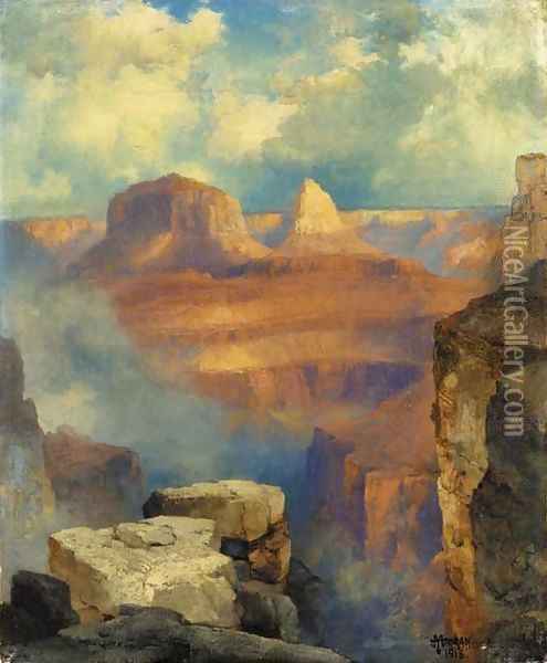 Grand Canyon 2 Oil Painting - Thomas Moran
