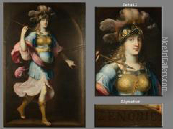 Darstellung Der Zenobia Oil Painting - Carlo Antonio Tavella