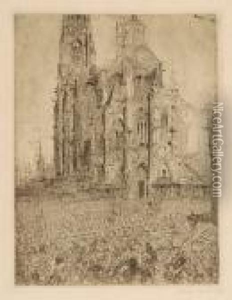Lacathedrale Oil Painting - James Ensor