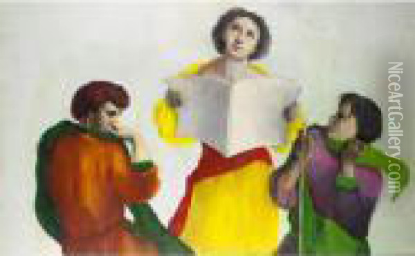 Marie-blanche De Polignac Oil Painting - Christian Berard