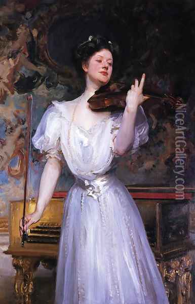 Lady Speyer (Leonora von Stosch) Oil Painting - John Singer Sargent