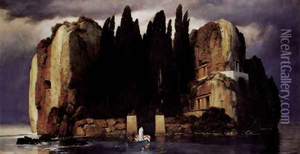 The Isle of the Dead Oil Painting - Arnold Bocklin