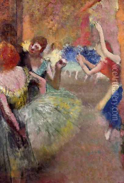 Ballet Scene I Oil Painting - Edgar Degas