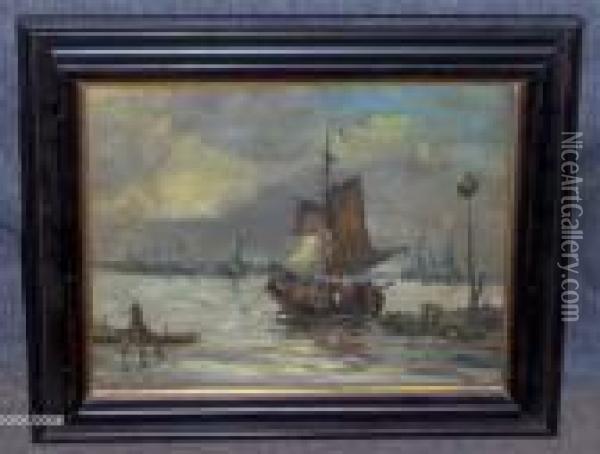 Sans Titre [marine] Oil Painting - Nicolaas Martinus Wijdoogen
