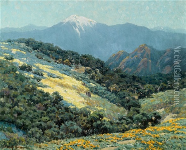 Valley Splendor Oil Painting - Granville S. Redmond