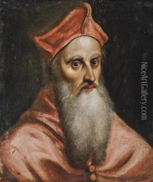 Portrait Of A Cardinal Oil Painting - Scipione Pulzone