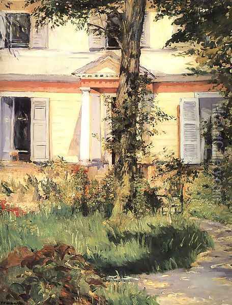 The House at Rueil 1882 Oil Painting - Edouard Manet