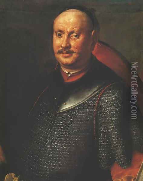 Portrait of Weglinski, Sub-Treasurer of Chelm Oil Painting - Unknown Painter