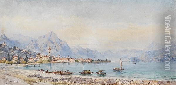 Menaggio, Lake Como, Italy Oil Painting - Gabriele Carelli