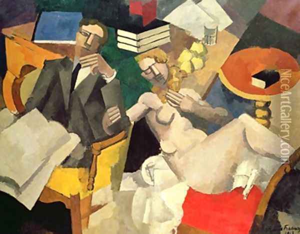 Conjugal Life Oil Painting - Roger de La Fresnaye