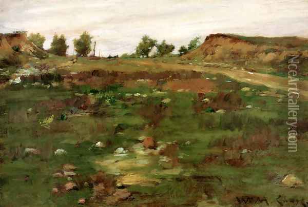 Shinnecock Hills Oil Painting - William Merritt Chase