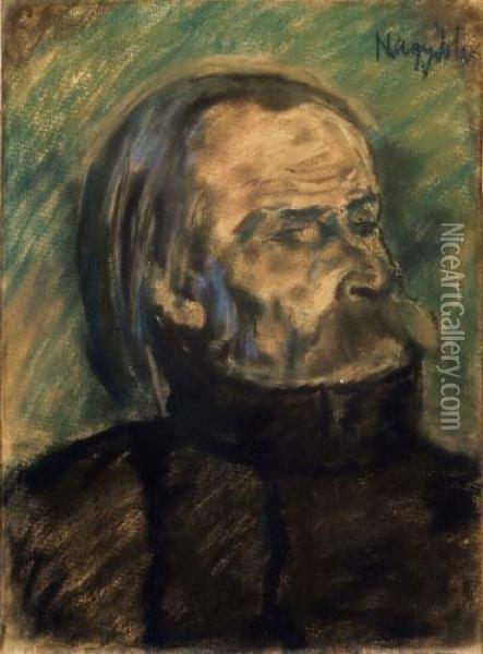 Portrait Of A Man Oil Painting - Istvan Nagy