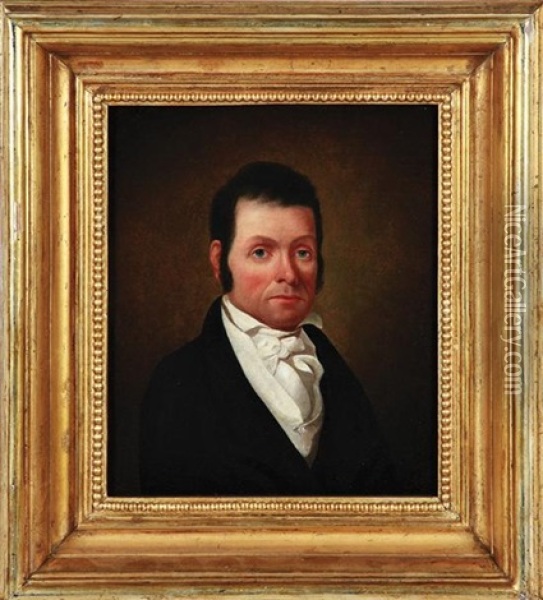 Portrait Of Mr. Fluker Oil Painting - John James Audubon