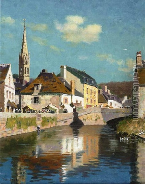Pont-aven, France Oil Painting - Paul Peel