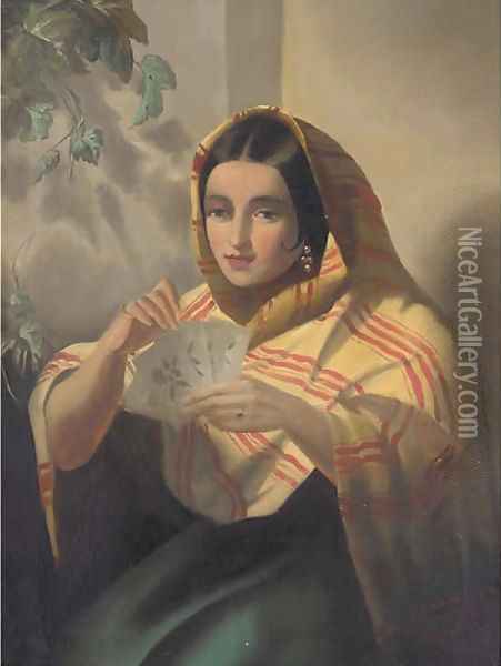 The fortune teller Oil Painting - John Phillip