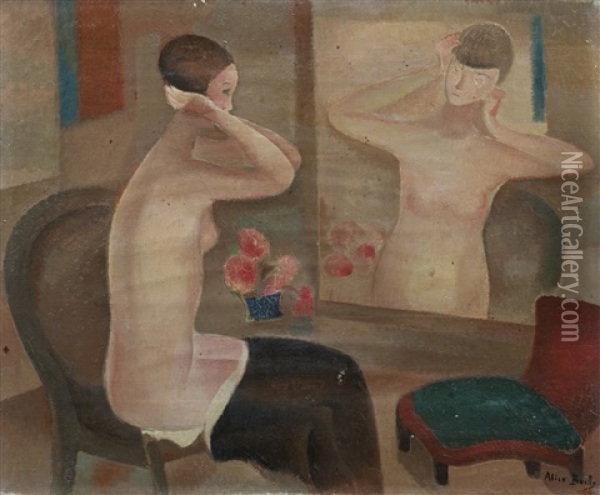 La Toilette Oil Painting - Alice Bailly