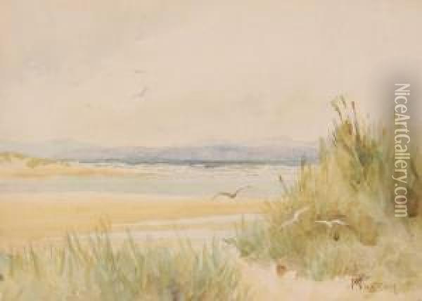 Beach Scene Oil Painting - Alexander Henry Hallam Murray