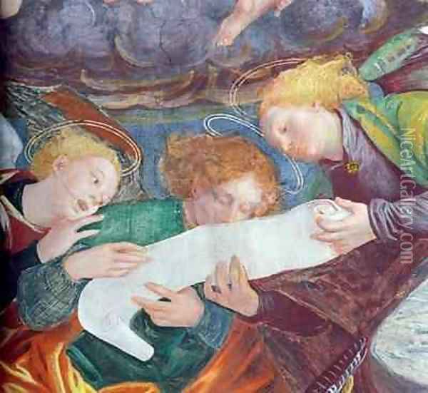 The Concert of Angels Oil Painting - Gaudenzio Ferrari