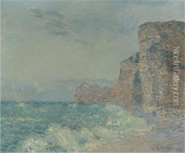 Porte D'amont, Etretat Oil Painting - Gustave Loiseau