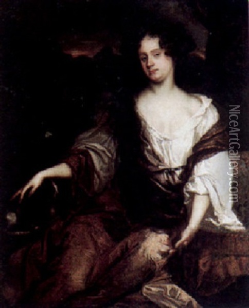 Portrait Of Lady Penelope Berrenger Oil Painting - Henry Anderton